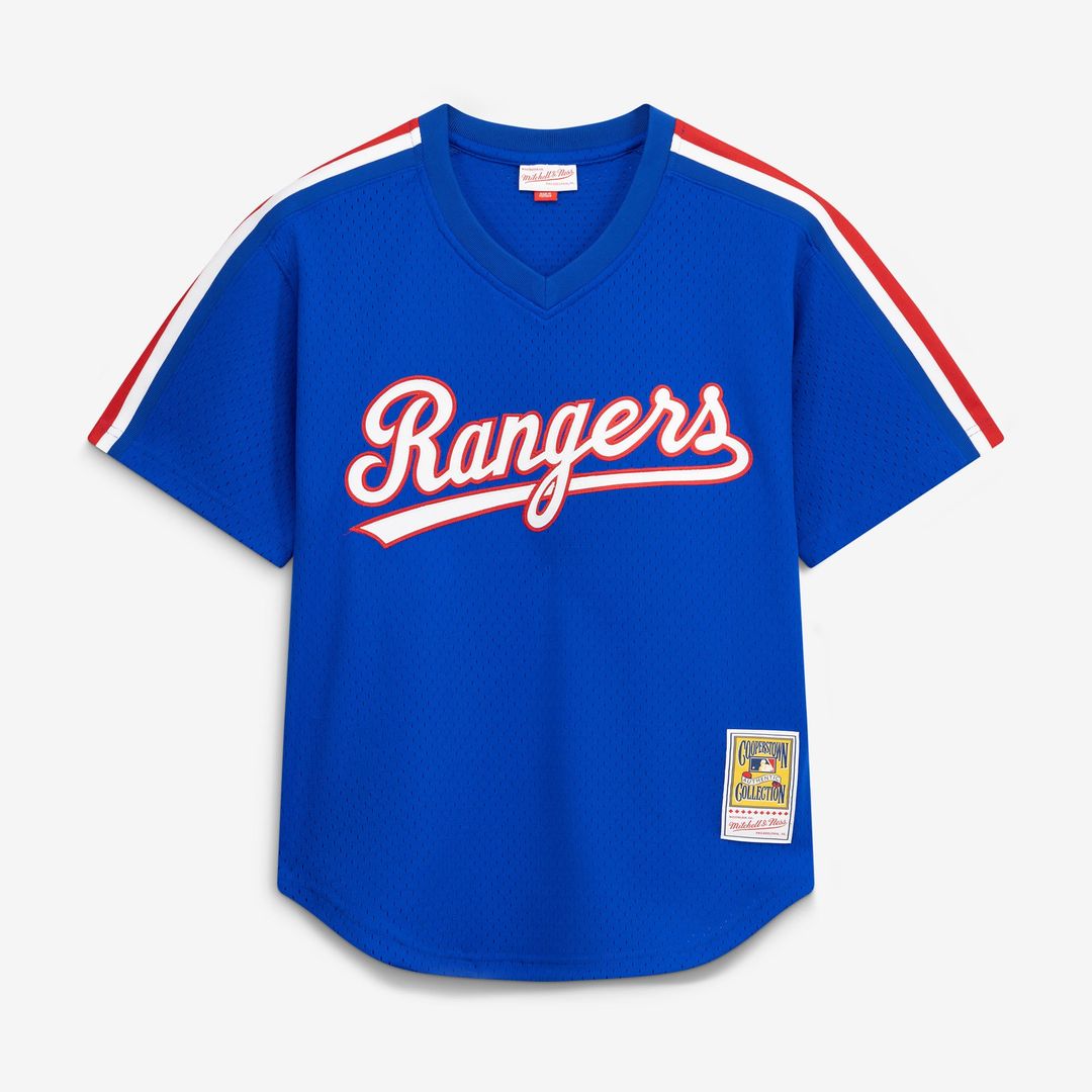 Nolan Ryan Texas Rangers Mitchell & Ness Big & Tall Cooperstown Mesh Batting Practice Jersey - Royal | MLB Fan Gear