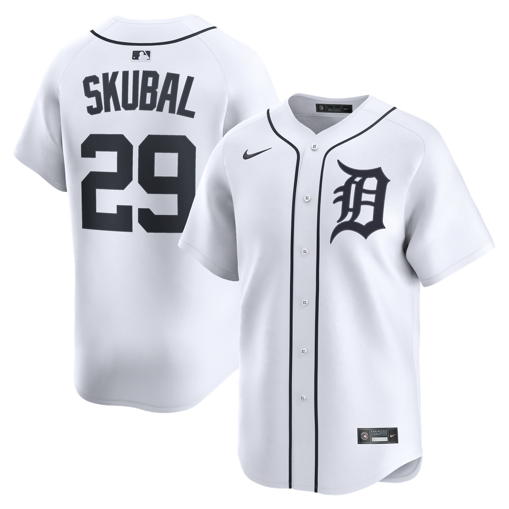 Tarik Skubal Detroit Tigers Nike Home Limited Player Jersey - White | MLB Fan Gear