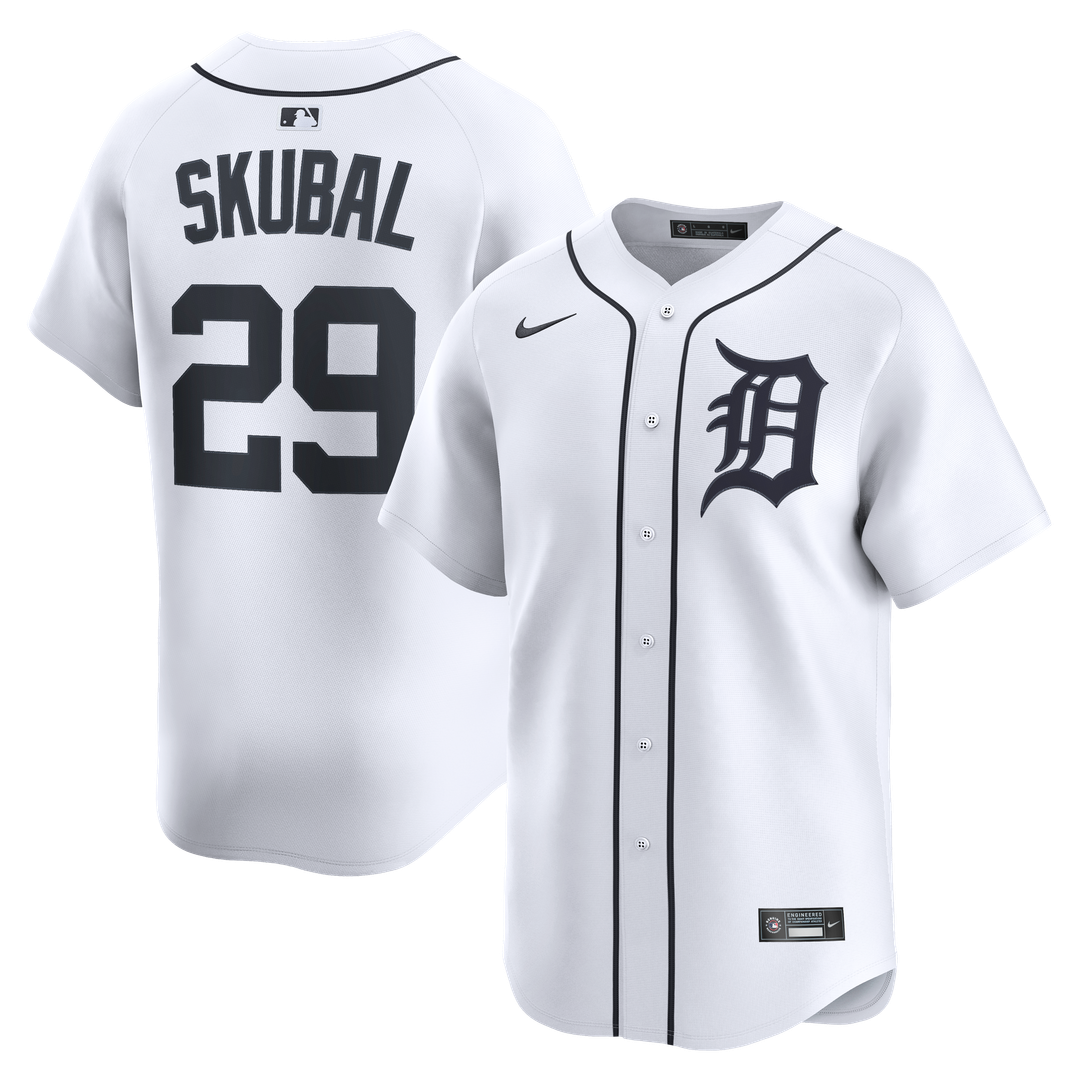 Tarik Skubal Detroit Tigers Nike Home Limited Player Jersey - White | MLB Fan Gear