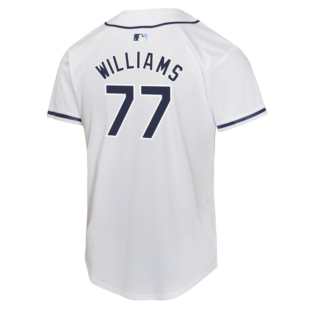 Carson Williams Tampa Bay Rays Nike Youth Home Player Game Jersey - White | MLB Fan Gear