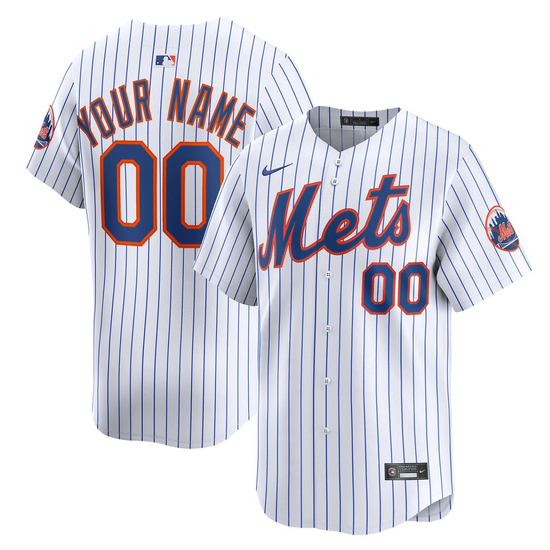 New York Mets Nike Home Limited Custom Jersey - White | MLB Fan Gear