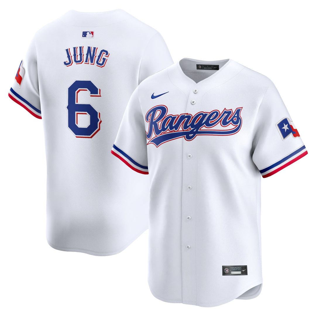 Josh Jung Texas Rangers Nike Home Limited Player Jersey - White | MLB Fan Gear