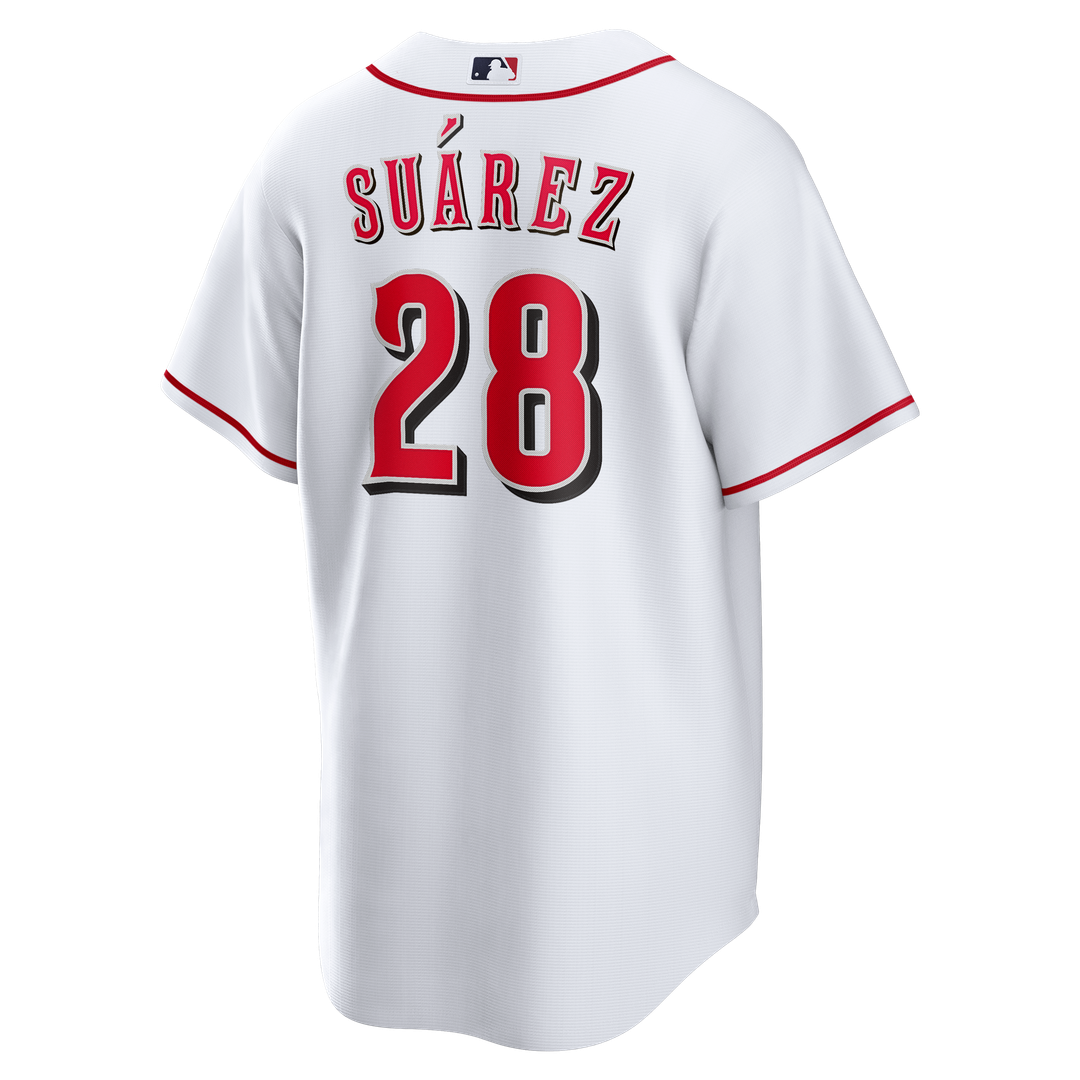 Eugenio Suárez Cincinnati Reds Nike Home Replica Jersey - White | MLB Fan Gear