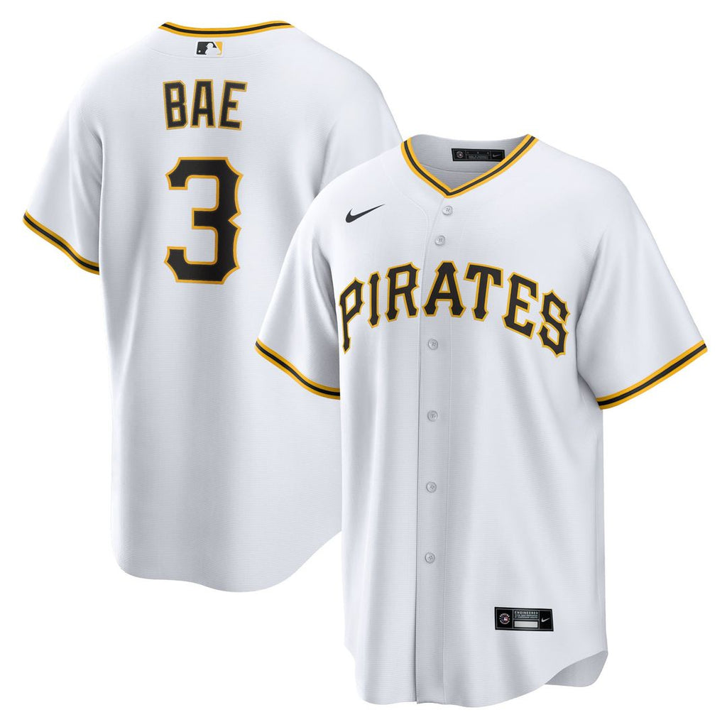 Ji-Hwan Bae Pittsburgh Pirates Nike Replica Player Jersey - White | MLB Fan Gear