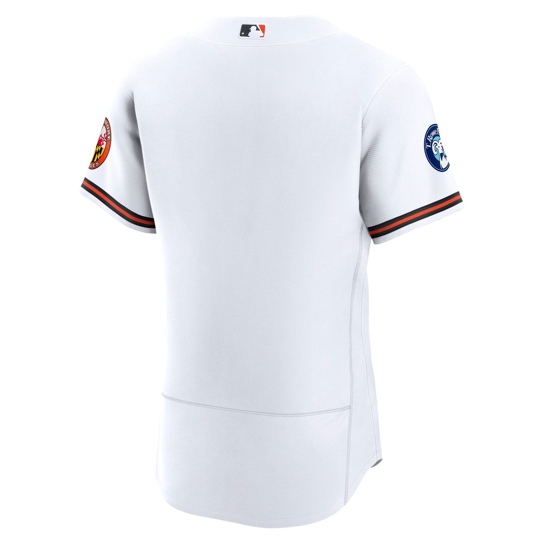 Baltimore Orioles Nike Home Sponsor Patch Authentic Jersey - White | MLB Fan Gear