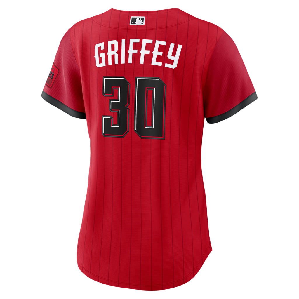 Ken Griffey Jr. Cincinnati Reds Nike Women's 2026 City Connect Stadium Jersey - Red | MLB Fan Gear