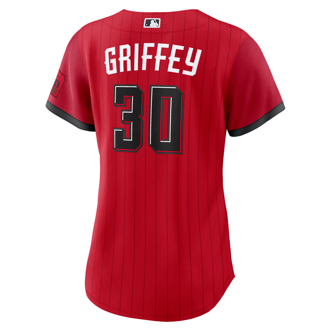 Ken Griffey Jr. Cincinnati Reds Nike Women's 2026 City Connect Stadium Jersey - Red | MLB Fan Gear