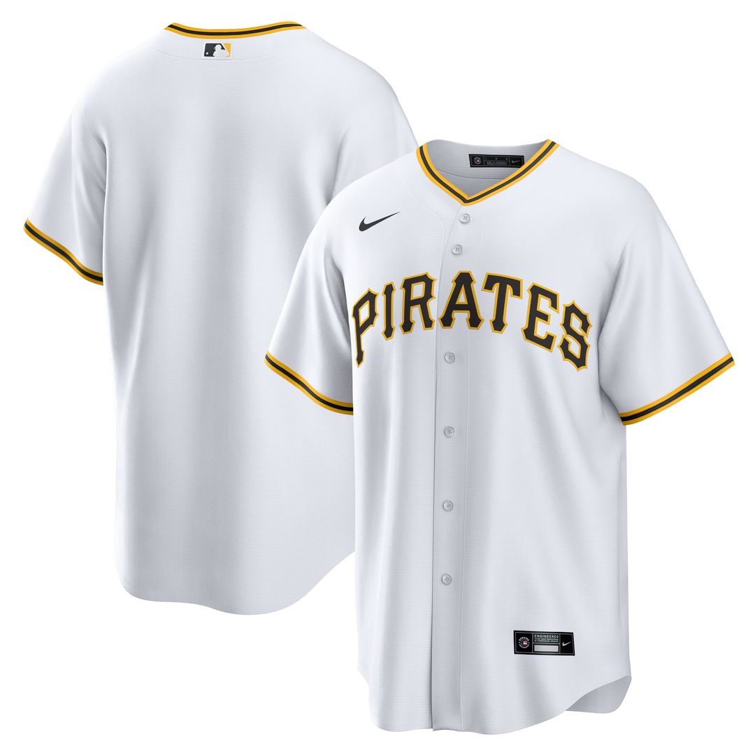 Pittsburgh Pirates Nike Home Replica Team Jersey - White | MLB Fan Gear