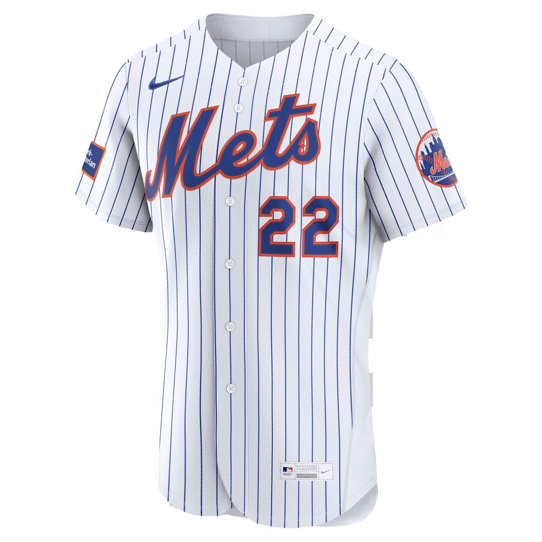 Juan Soto New York Mets Nike Home Authentic Sponsor Patch Jersey - White | MLB Fan Gear