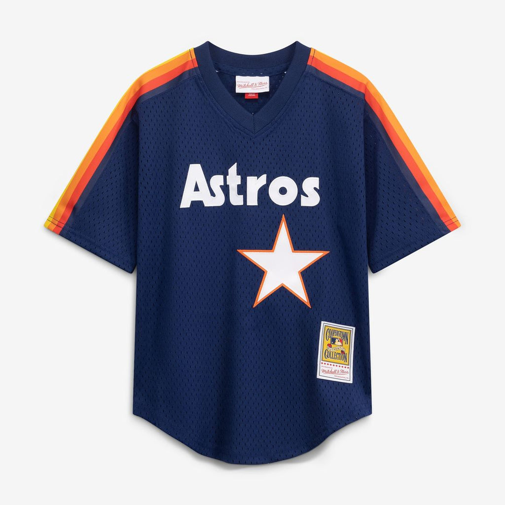 Nolan Ryan Houston Astros Mitchell & Ness Toddler Throwback Mesh Batting Practice Jersey - Navy | MLB Fan Gear