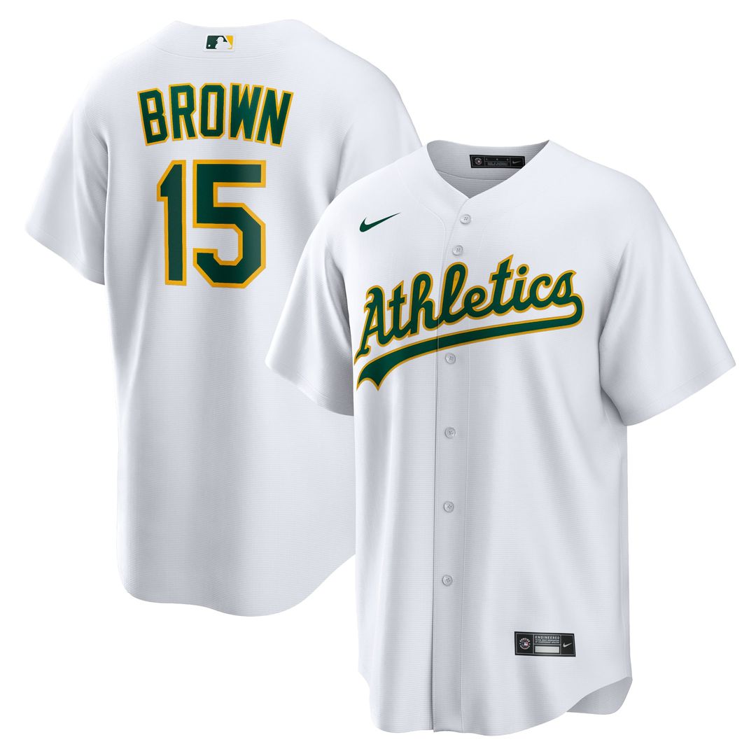 Seth Brown Athletics Nike Home Replica Jersey - White | MLB Fan Gear