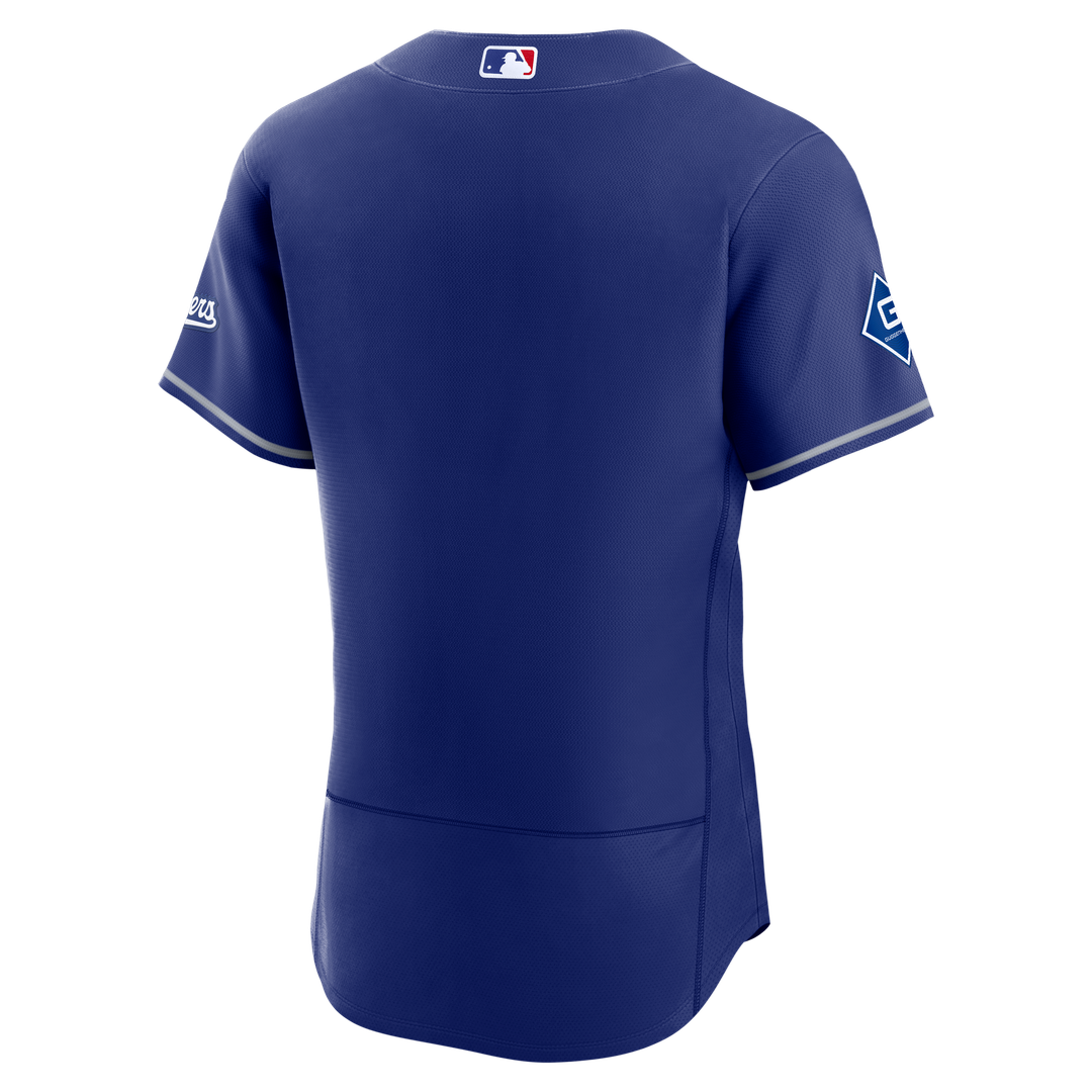 Los Angeles Dodgers Nike Alternate Authentic Jersey with Sponsor Patch - Royal | MLB Fan Gear