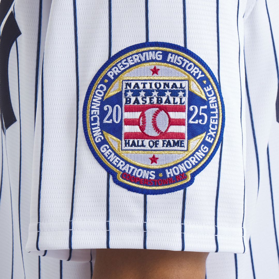 CC Sabathia New York Yankees Nike 2025 Baseball Hall of Fame Name & Number Retired Replica Jersey - White | MLB Fan Gear