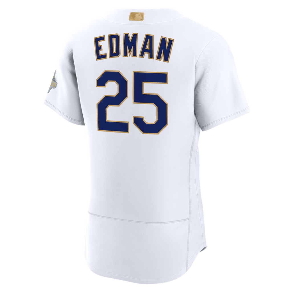 Tommy Edman Los Angeles Dodgers Nike 2026 Gold Collection Authentic Jersey - White | MLB Fan Gear