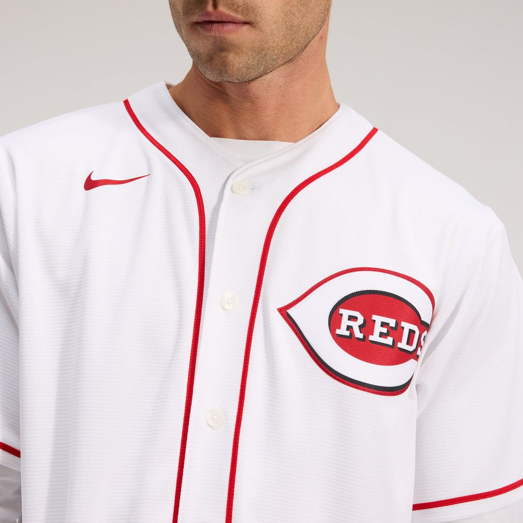 Cincinnati Reds Nike Home Replica Team Jersey - White | MLB Fan Gear