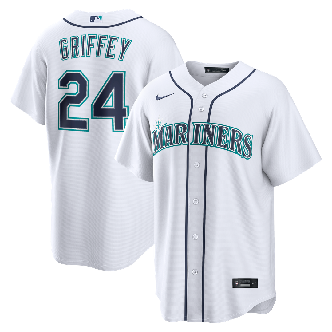 Ken Griffey Jr. Seattle Mariners Nike Home Replica Jersey - White | MLB Fan Gear