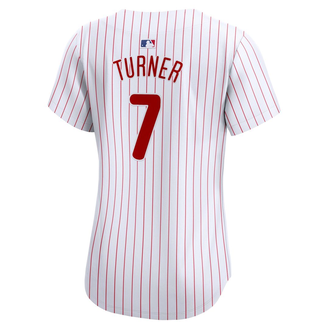 Trea Turner Philadelphia Phillies Nike Women's Home Limited Player Jersey - White | MLB Fan Gear