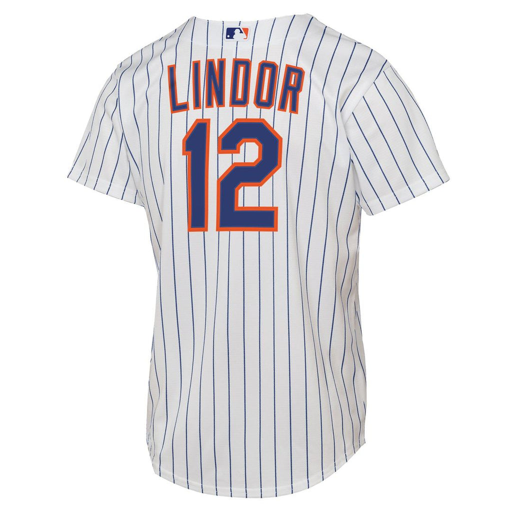 Francisco Lindor New York Mets Nike Youth Home Replica Player Jersey - White | MLB Fan Gear