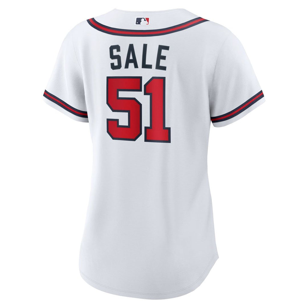 Chris Sale Atlanta Braves Nike Women's Home Replica Jersey - White | MLB Fan Gear