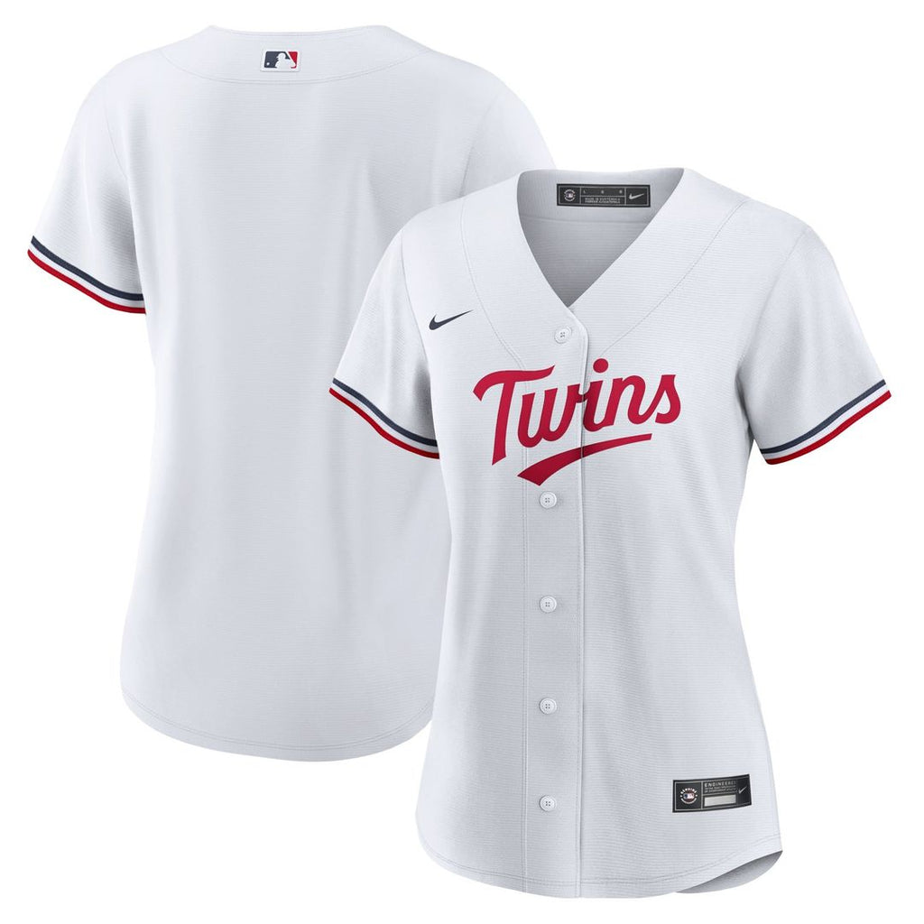 Minnesota Twins Nike Women's Home Replica Team Logo Jersey - White | MLB Fan Gear