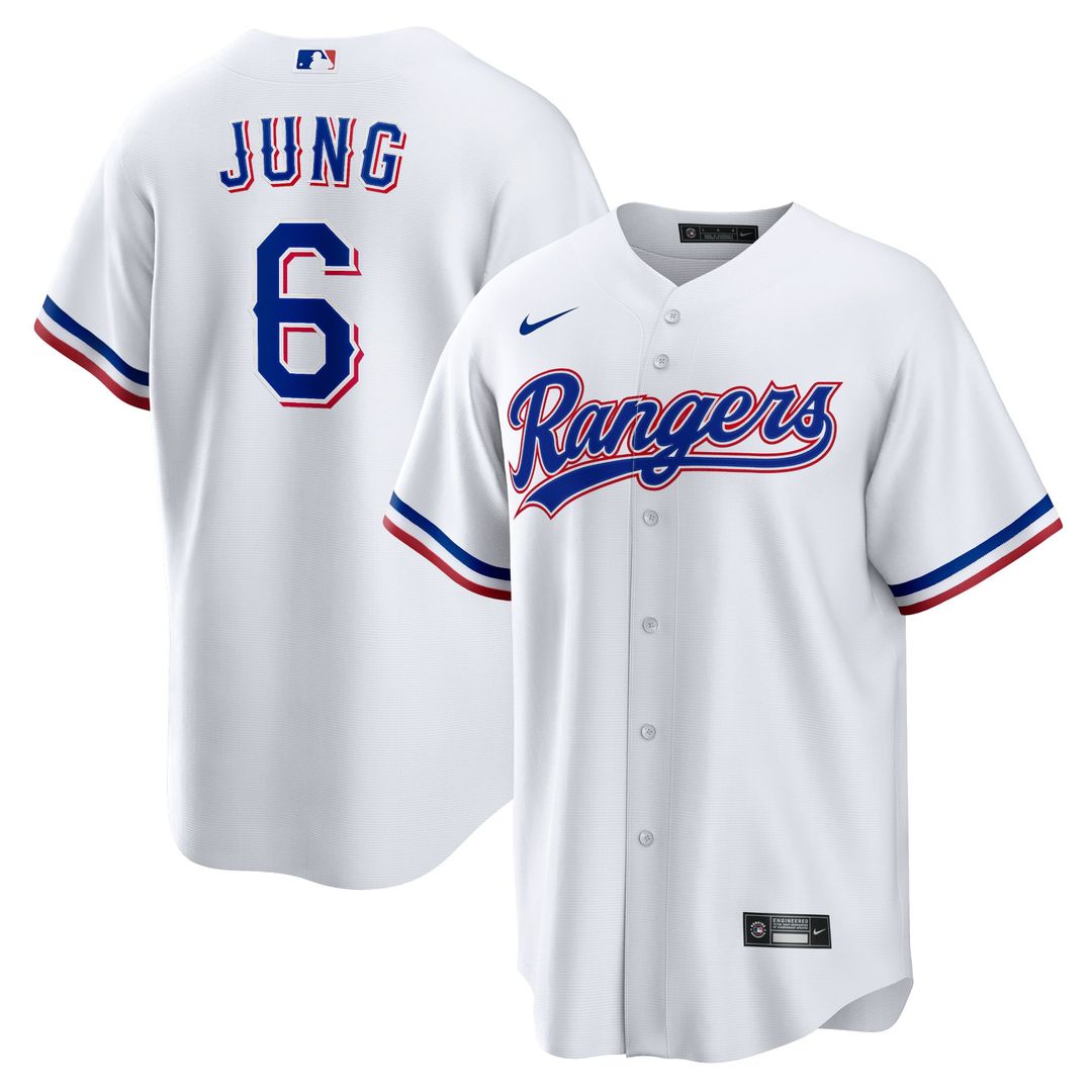 Josh Jung Texas Rangers Nike Replica Player Jersey - White | MLB Fan Gear