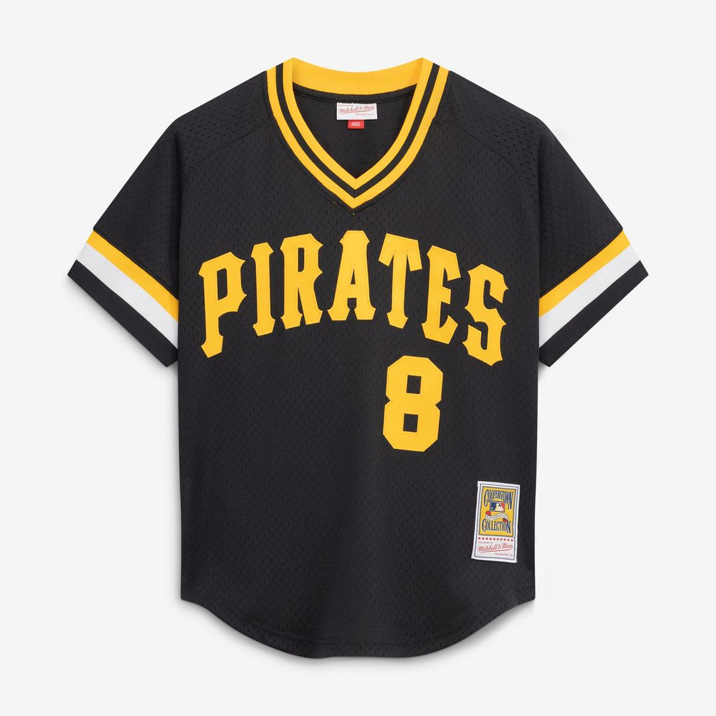 Willie Stargell Pittsburgh Pirates Mitchell & Ness Authentic Batting Practice Jersey - Black | MLB Fan Gear