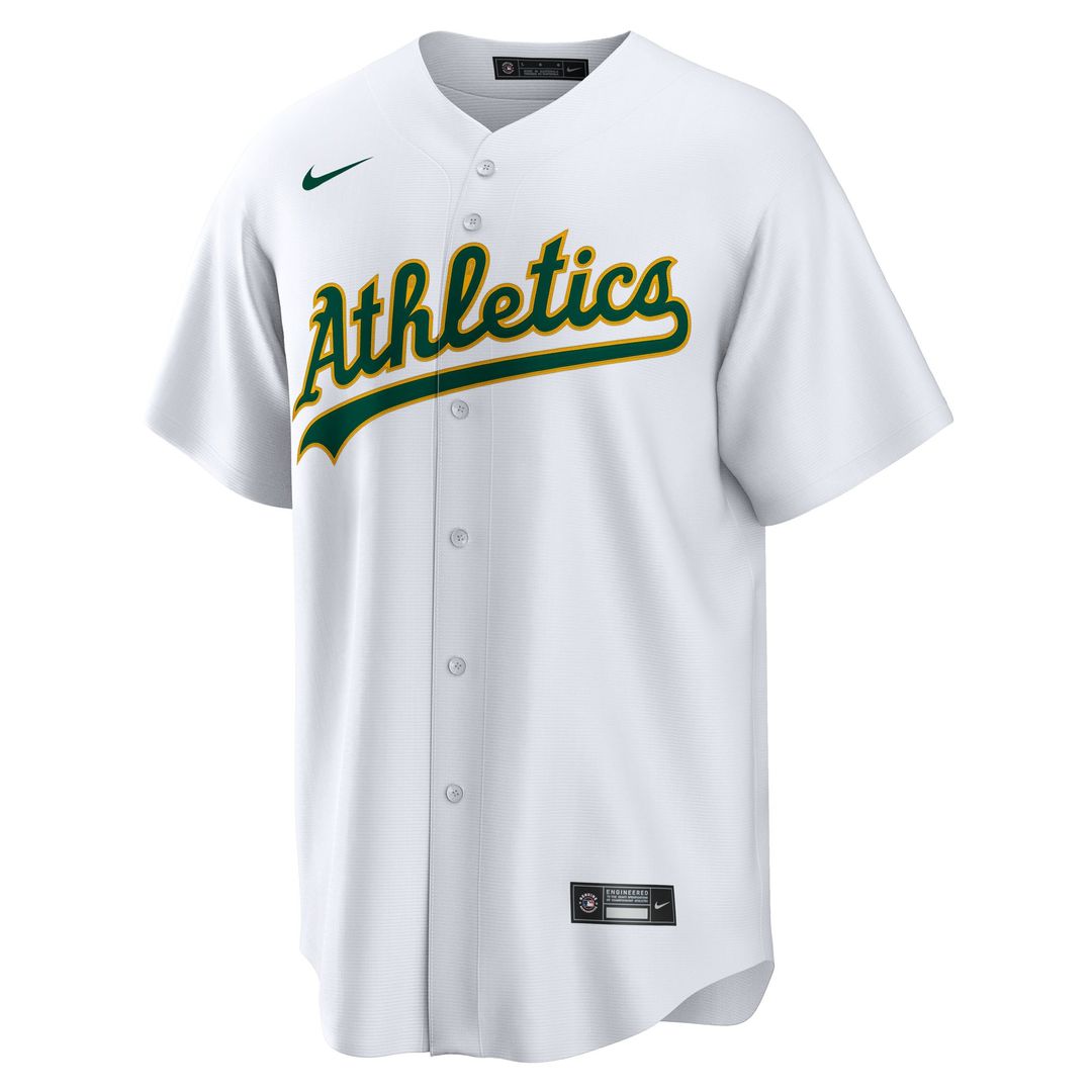 Denzel Clarke Athletics Nike Home Replica Jersey - White | MLB Fan Gear