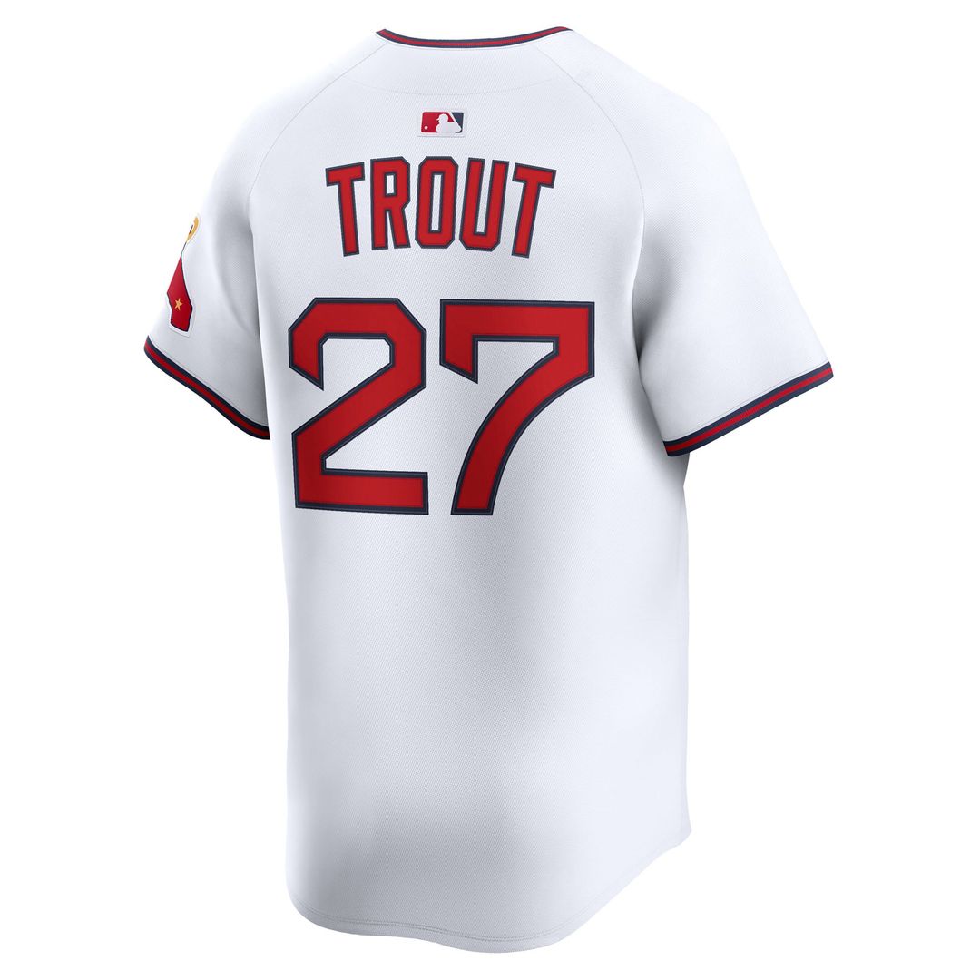 Mike Trout Los Angeles Angels Nike Alternate Limited Jersey - White | MLB Fan Gear