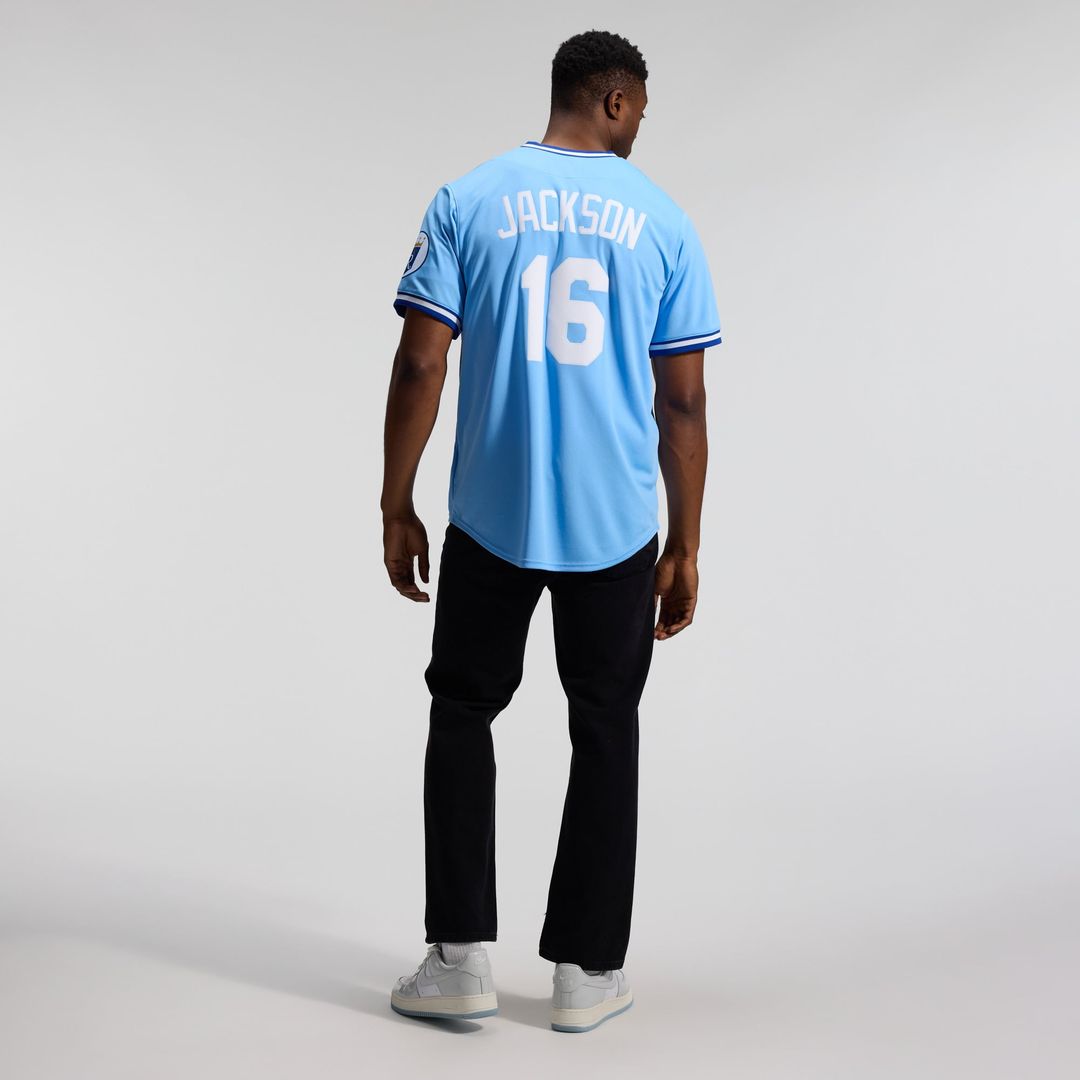 Bo Jackson Kansas City Royals Nike Throwback Cooperstown Collection Limited Jersey - Light Blue | MLB Fan Gear