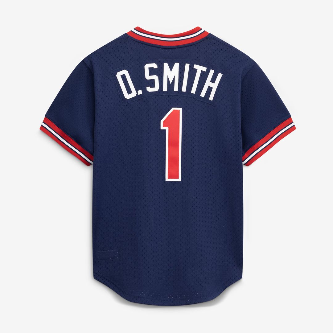 Ozzie Smith St. Louis Cardinals Mitchell & Ness Authentic Batting Practice Jersey - Scarlet | MLB Fan Gear