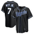 Bobby Witt Jr. Kansas City Royals Nike Fashion Replica Black Out Jersey | MLB Fan Gear