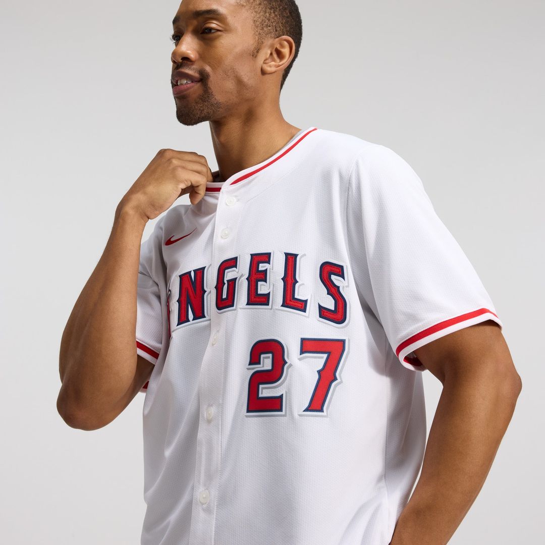 Mike Trout Los Angeles Angels Nike Home Limited Player Jersey - White | MLB Fan Gear