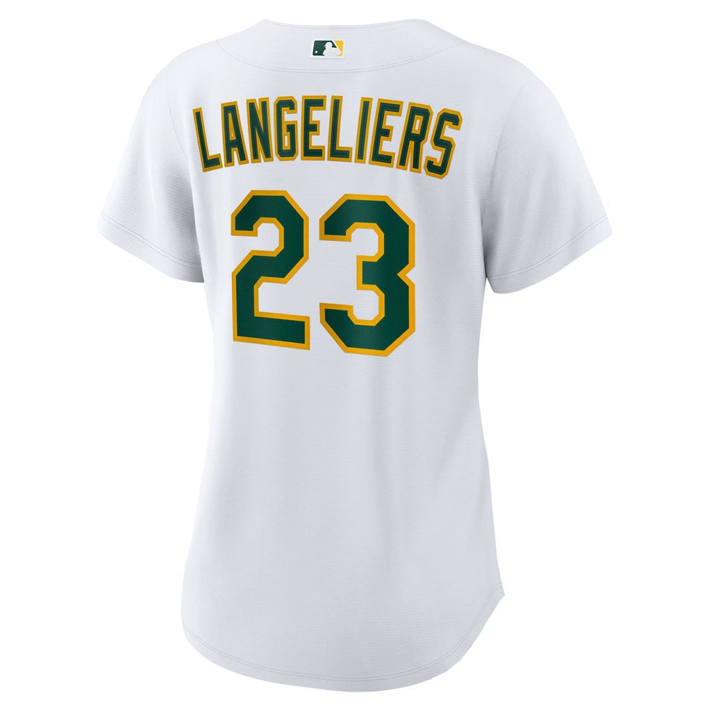 Shea Langeliers Athletics Nike Women's Home Replica Jersey - White | MLB Fan Gear