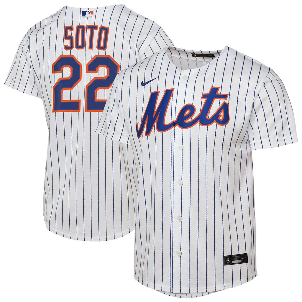 Juan Soto New York Mets Nike Youth Home Replica Player Jersey - White | MLB Fan Gear