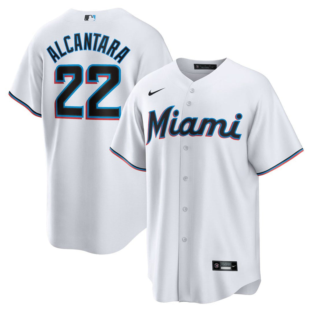 Sandy Alcantara Miami Marlins Nike Youth Home Replica Jersey - White | MLB Fan Gear