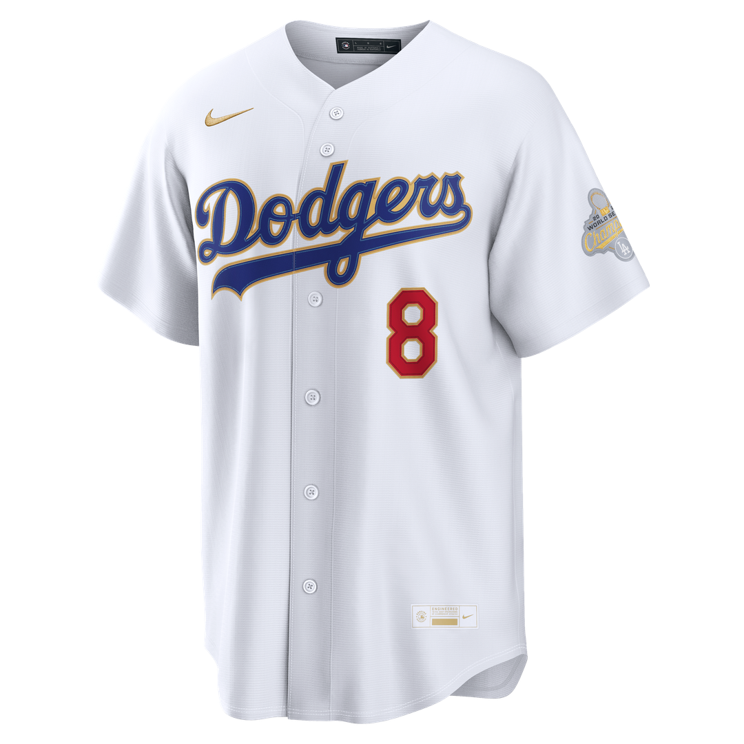 Enrique Hernández Los Angeles Dodgers Nike 2026 Gold Collection Stadium Jersey - White | MLB Fan Gear