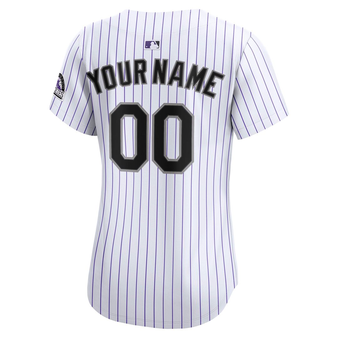 Colorado Rockies Nike Women's Home Limited Custom Jersey - White | MLB Fan Gear