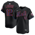 Francisco Lindor New York Mets Nike Alternate Limited Jersey - Black | MLB Fan Gear