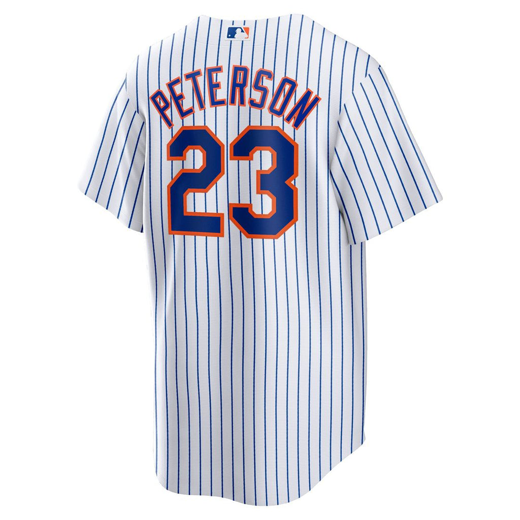 David Peterson New York Mets Nike Home Replica Jersey - White | MLB Fan Gear