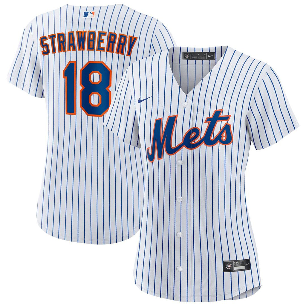 Darryl Strawberry New York Mets Nike Women's Home Replica Player Jersey - White | MLB Fan Gear
