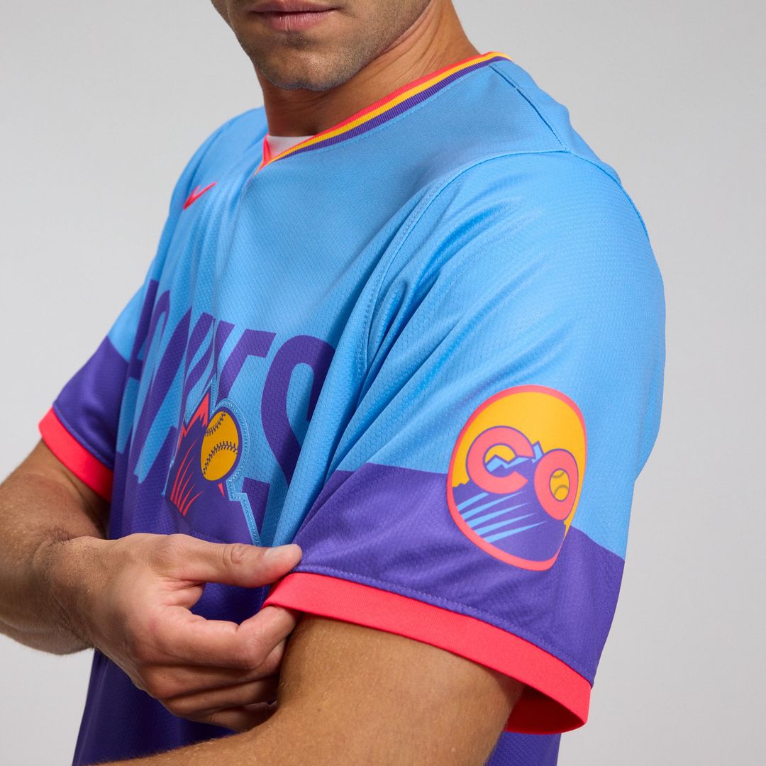 Colorado Rockies Nike 2025 City Connect Limited Jersey - Purple/ Light Blue | MLB Fan Gear