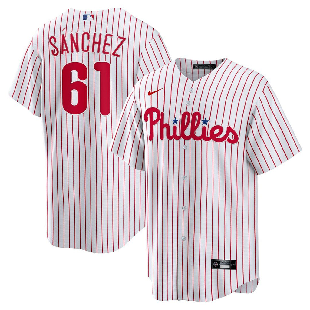 Cristopher Sanchez Philadelphia Phillies Nike Home Replica Jersey - White | MLB Fan Gear