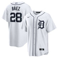 Javier Baez Detroit Tigers Nike Home Replica Player Jersey - White | MLB Fan Gear