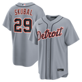 Tarik Skubal Detroit Tigers Nike Road Replica Jersey - Gray | MLB Fan Gear