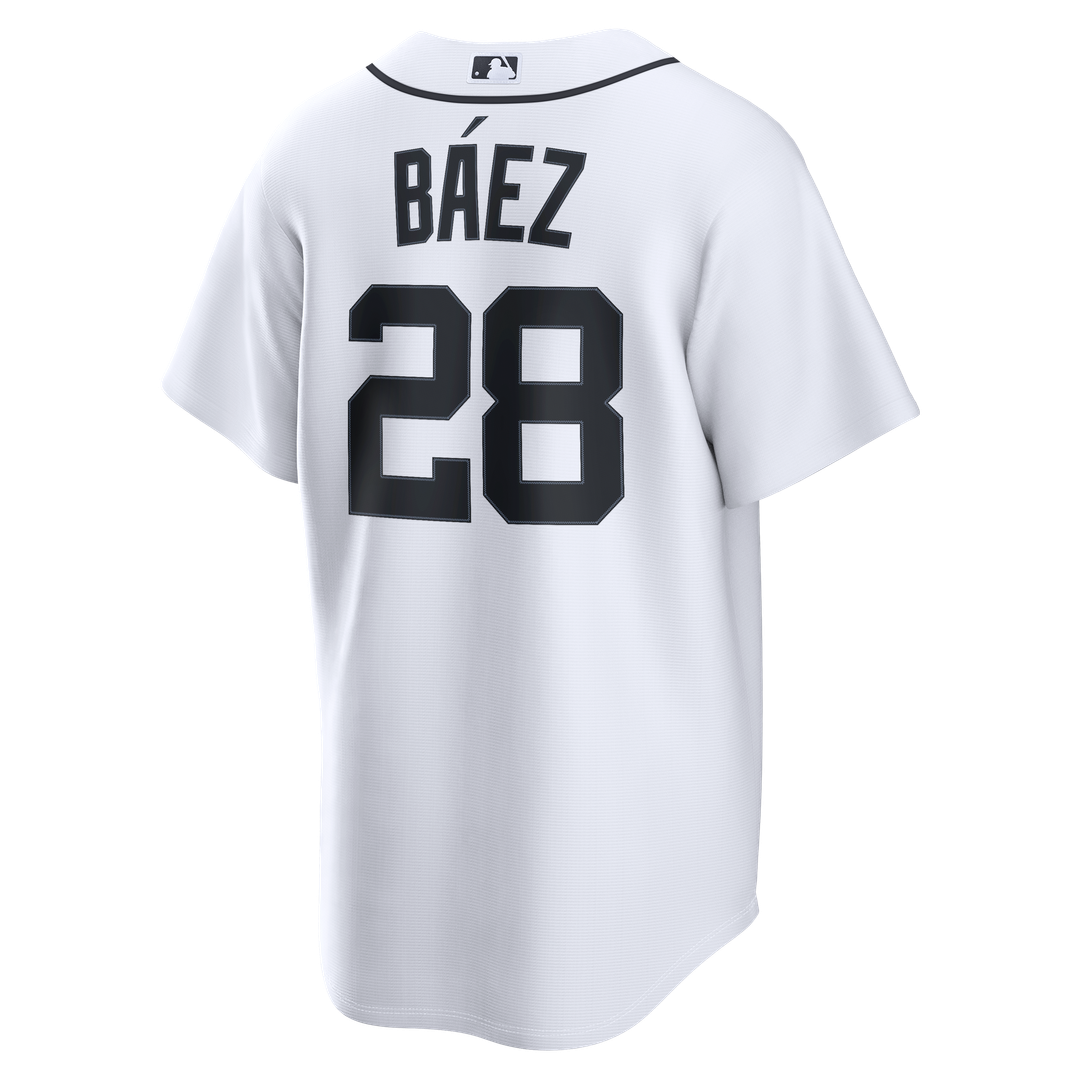 Javier Báez Detroit Tigers Nike Home Replica Jersey - White | MLB Fan Gear
