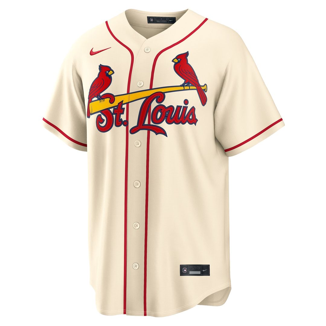 Masyn Winn St. Louis Cardinals Nike Alternate Replica Jersey - Cream | MLB Fan Gear