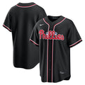 Philadelphia Phillies Nike Fashion Replica Black Out Jersey | MLB Fan Gear