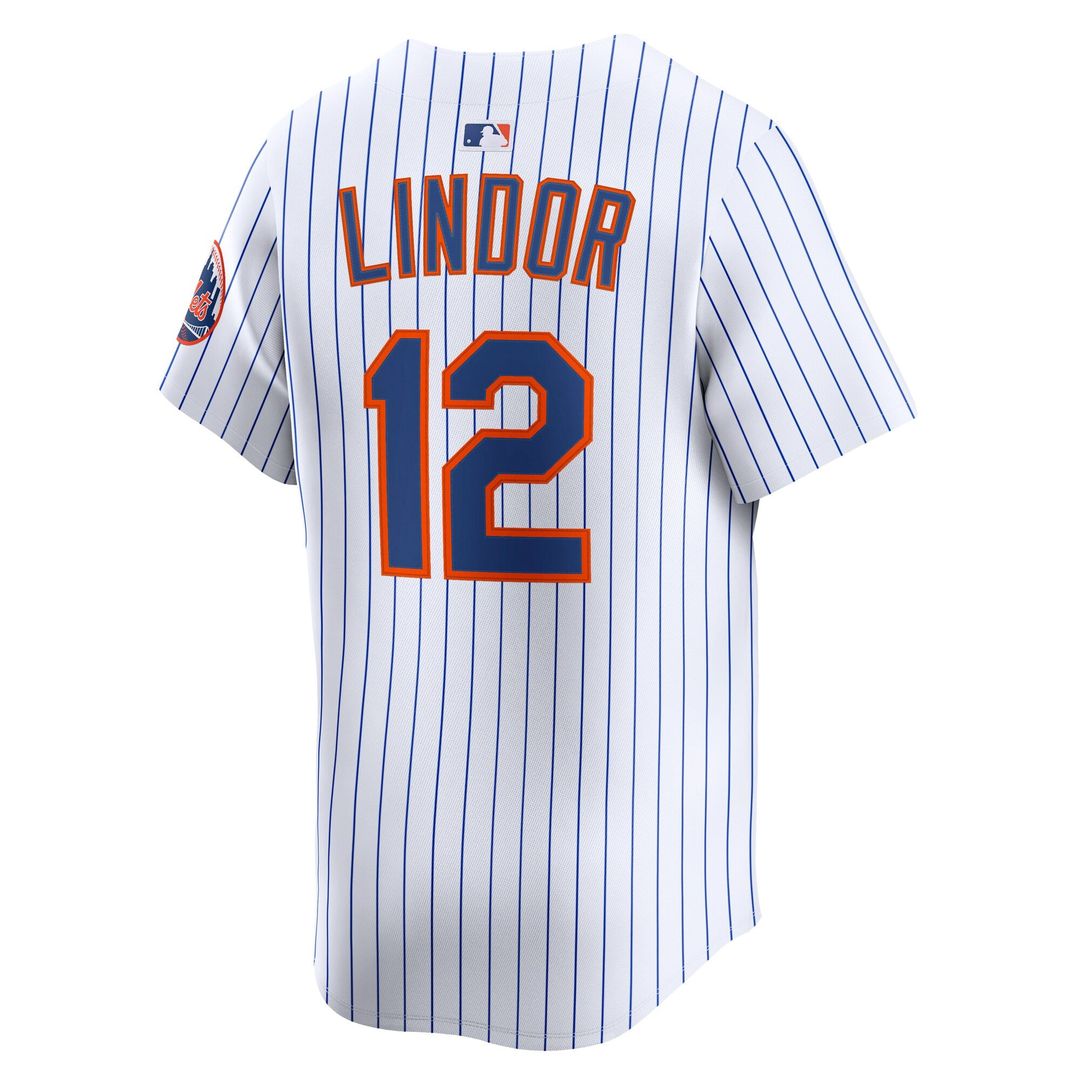 Francisco Lindor New York Mets Nike Home Limited Jersey - White | MLB Fan Gear