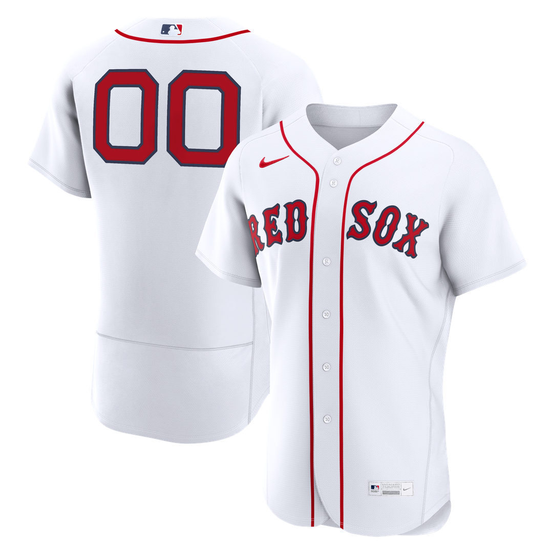 Boston Red Sox Nike Home Authentic Custom Jersey - White | MLB Fan Gear