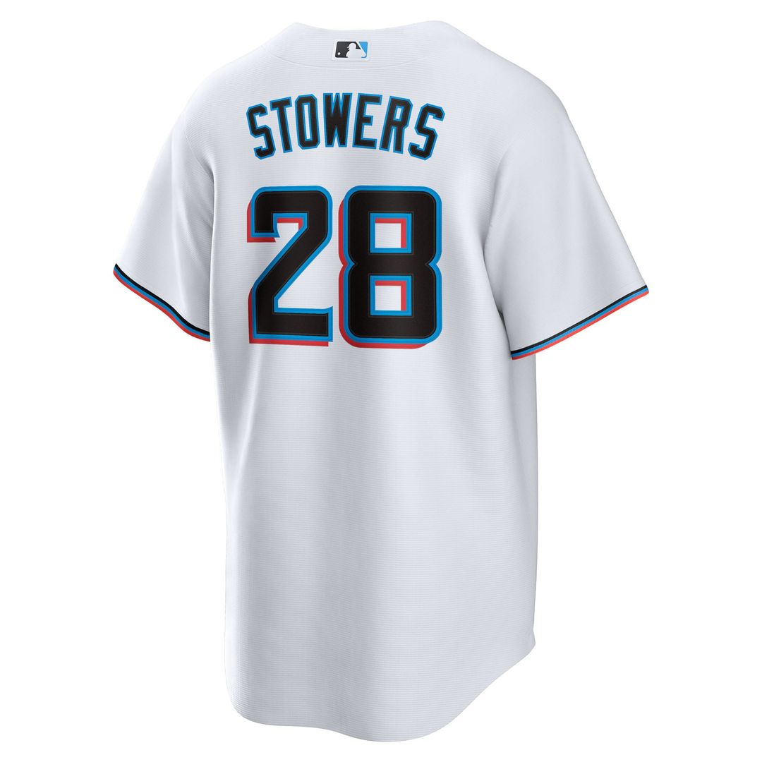 Kyle Stowers Miami Marlins Nike Youth Home Replica Jersey - White | MLB Fan Gear